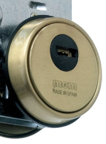 MCM Szyld antywłamaniowy 1850S Mosiądz