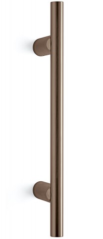 Pochwyt drzwiowy Stilo Olivari L190L kolor DS superfinish brąz satyna - 445 mm