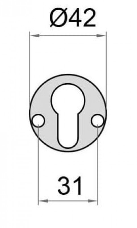 DIERRE dystans, podkładka boccola 42 / 31mm bez gwintu 